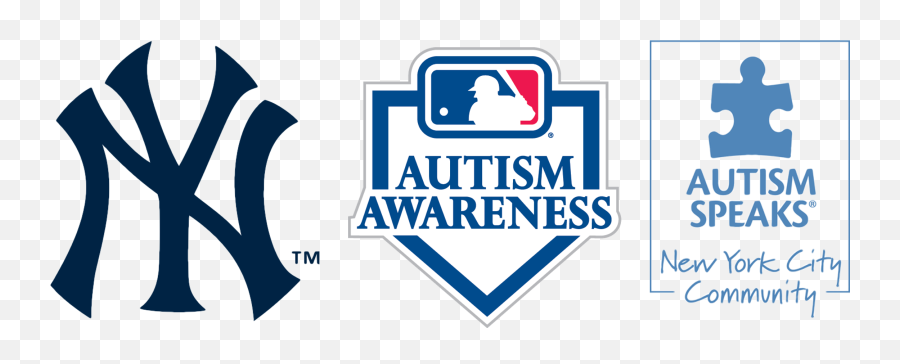 New York Yankees Vs Milwaukee Brewers - Autism Speaks Emblem Png,New York Yankees Logo Png