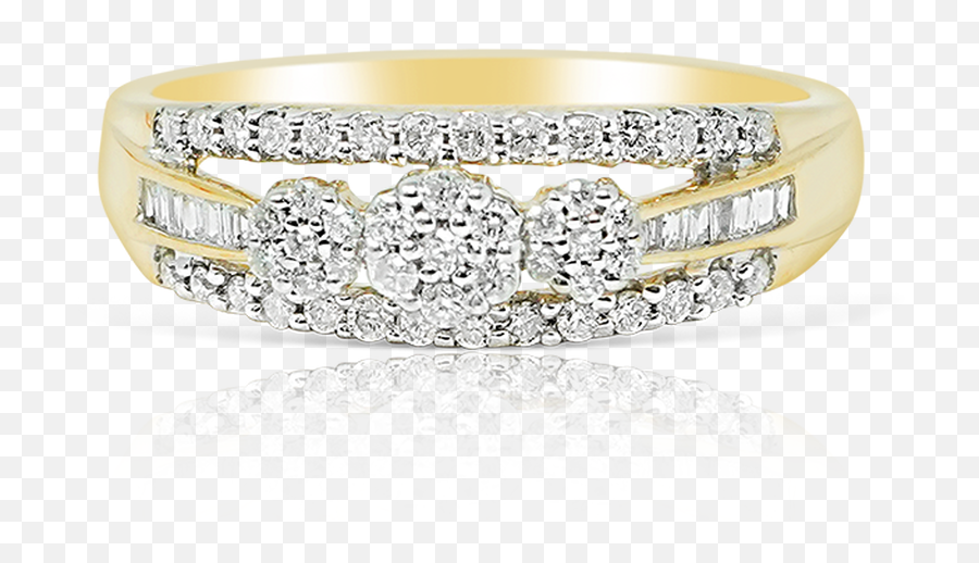 14k Yellow Gold Ladies Ring With 036ct Diamonds - Bangle Png,Grillz Png