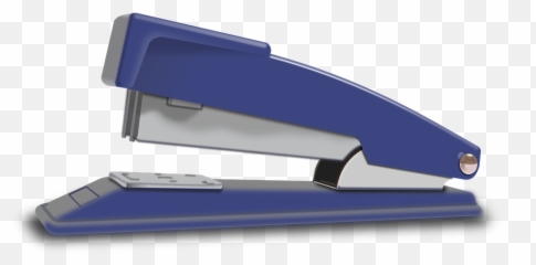 Stapler Office Blue - Stapler Clip Art Png,Stapler Png