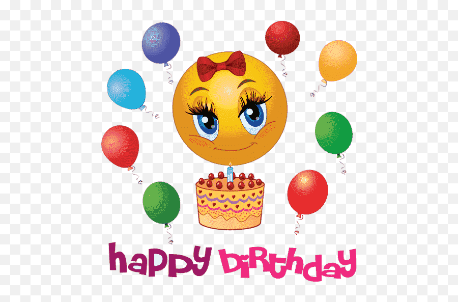 Happy Birthday Emoji Png Free Download - Smiley Happy Birthday Emoji,Birthday Emoji Png