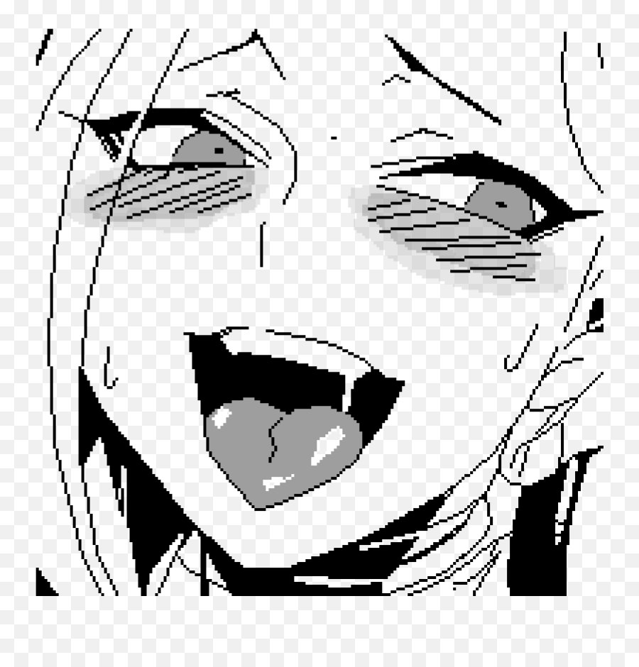 Pixilart - More Ahegao By Illuminatiwhale Scrlght Throw That Back Like A Cadillac Png,Ahegao Face Transparent
