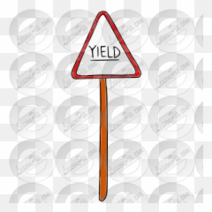 Yield Sign Picture For Classroom - Traffic Sign Png,Yield Sign Png