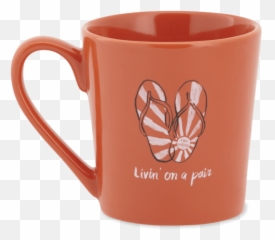 Flip Flops Sun Rays Everyday Mug Png