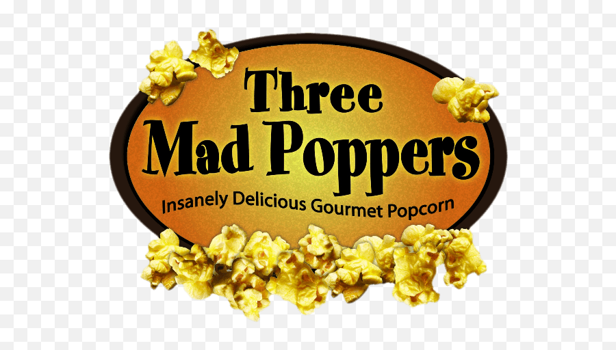 Three Mad Poppers U2013 Insanely Delicious Gourmet Popcorn Png Transparent Background