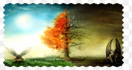 Free Download Hell Vs Heaven - Heaven And Hell Png,Hell Png
