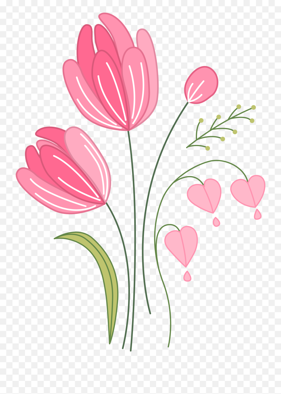 Tulip Euclidean Vector Computer File - Tulips Png,Tulips Png