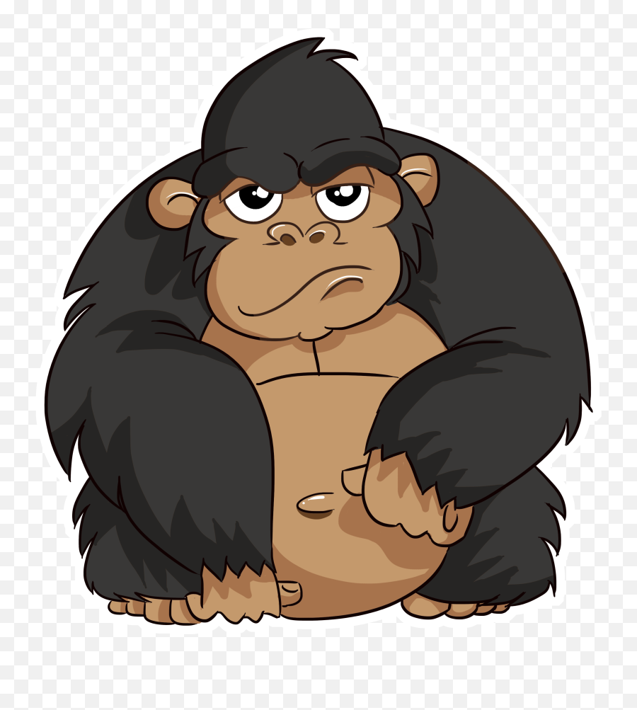 Common Chimpanzee Transparent Png Image - Gorilla Illustration,Chimpanzee Png