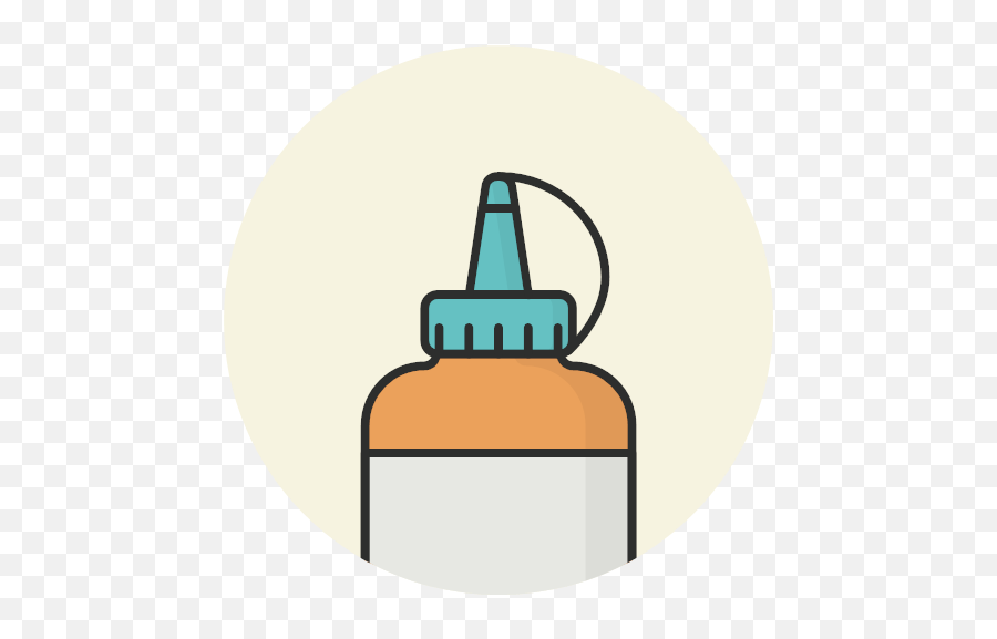 Classroom Draw Glue Bottle Png