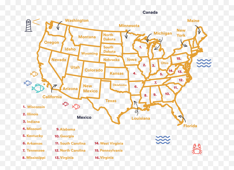 Looking To Expand Us Hereu0027s What You Should Know - Usa Map Coloring Pages Png,Us Map Png