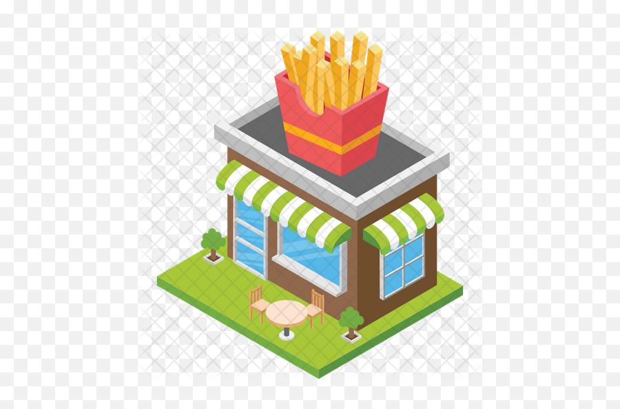 Fast Food Shop Icon Png Junk