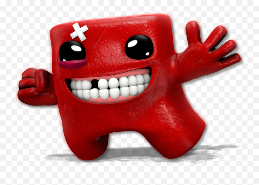 Meatboy Render By Nibroc - Rock Neat Boy 91190 Png Images Super Meat Boy 3d Model,Super Meat Boy Logo