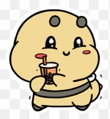 Kawaii Bubble Tea Stuffed Plush Pillow - Gif Milk Tea Png,Bubble Tea Transparent