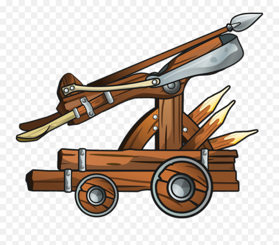 Library Of Graphic Black And White Catapult No - Ballista Clipart Png,Slingshot Png