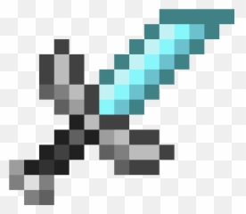 Pixilart - mc diamond sword by celestialdude Minecraft Nether Star Sword png