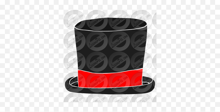 Top Hat Stencil For Classroom Therapy Use - Great Top Hat Hockey Puck Png,Top Hat Logo