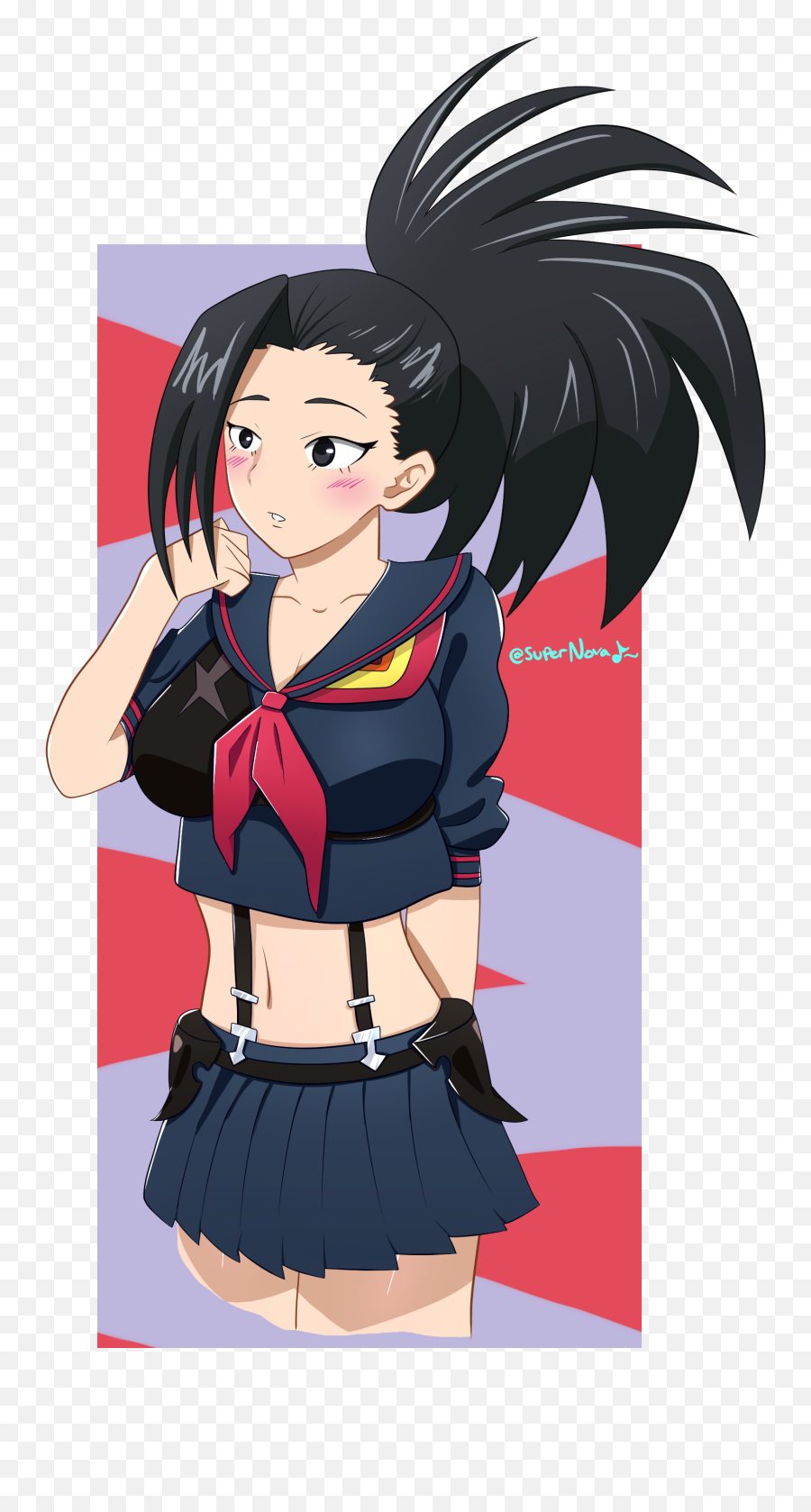 Drew Momo In Ryukos Outfit From Kill La Estateofmomo - Kill La Kill Outfits Png,Kill La Kill Png