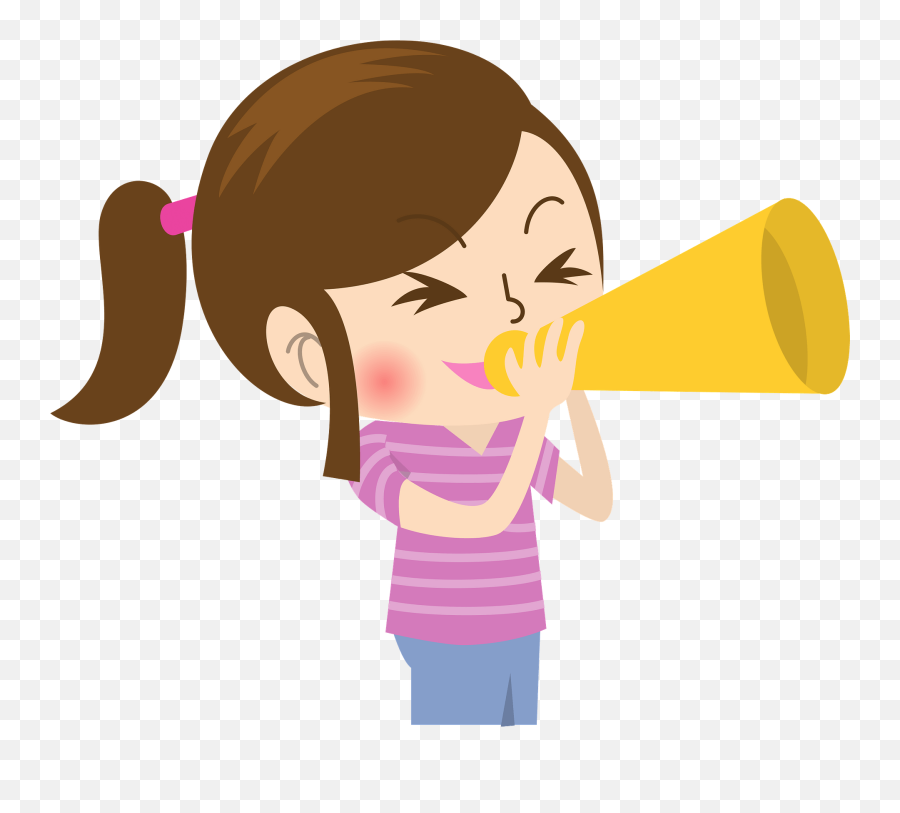 Mother Using A Megaphone Clipart Free Download Transparent - Happy Png,Megaphone Clipart Png