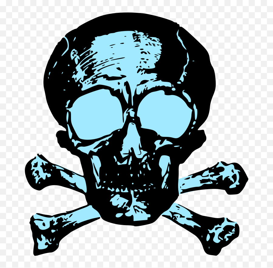 Openclipart - Clipping Culture Creepy Png,Skull And Crossbones Transparent