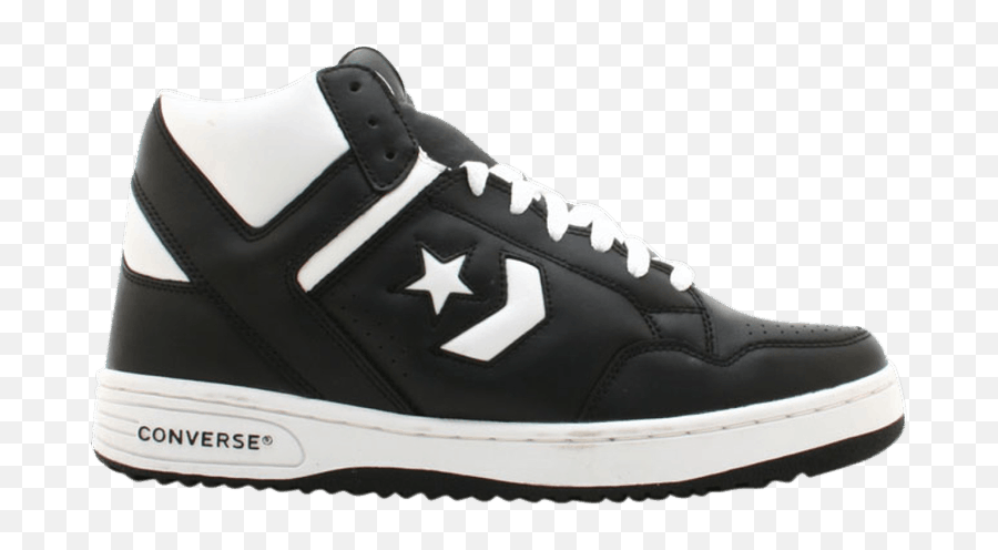 Weapon Hi Black White - Converse Weapon Black And White Png,Converse Icon Loaded Weapon