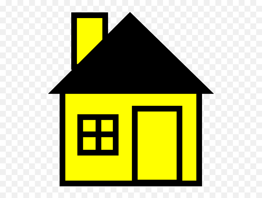 Transparent Free Download Clip Art - Yellow House Clipart Png,House Clipart Transparent