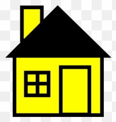 Transparent Free Download Clip Art - Yellow House Clipart png