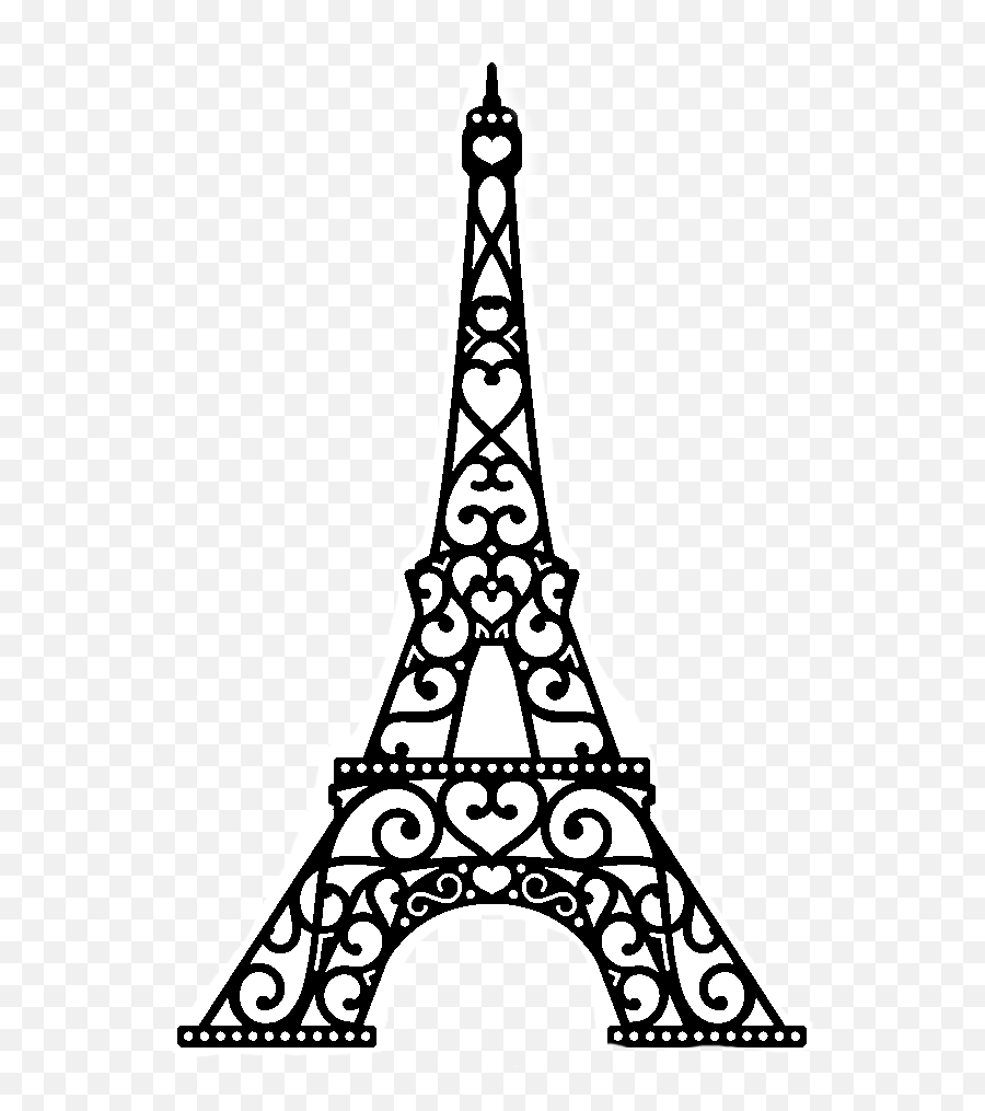Eiffel Tower Svg Free Clipart - Paris Eiffel Tower Svg Png,Eiffel Tower Transparent