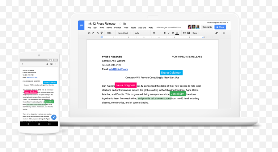 Google Docs Working Together Png Image - Google Docs Working Together,Google Docs Png