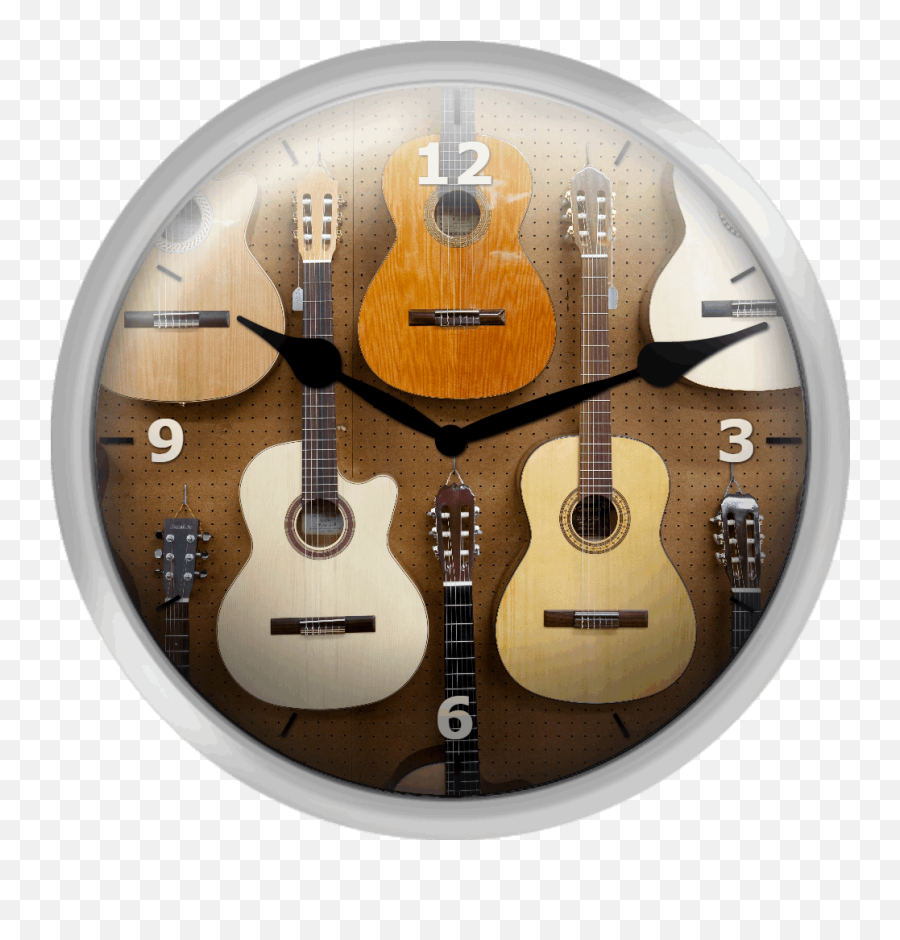 Download Hd Various Guitars Hanging From Wall - Acoustic Guitar Png,Acoustic Guitar Png
