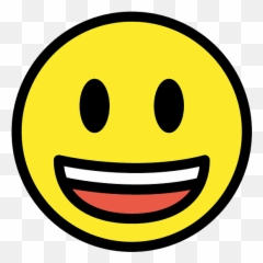 Grinning Face With Big Eyes Emoji - Emoticon Sorriso png