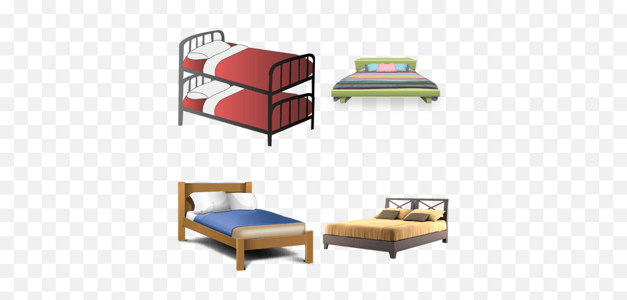 Beds - Bed Clipart Transparent Background Png,Bed Transparent Background