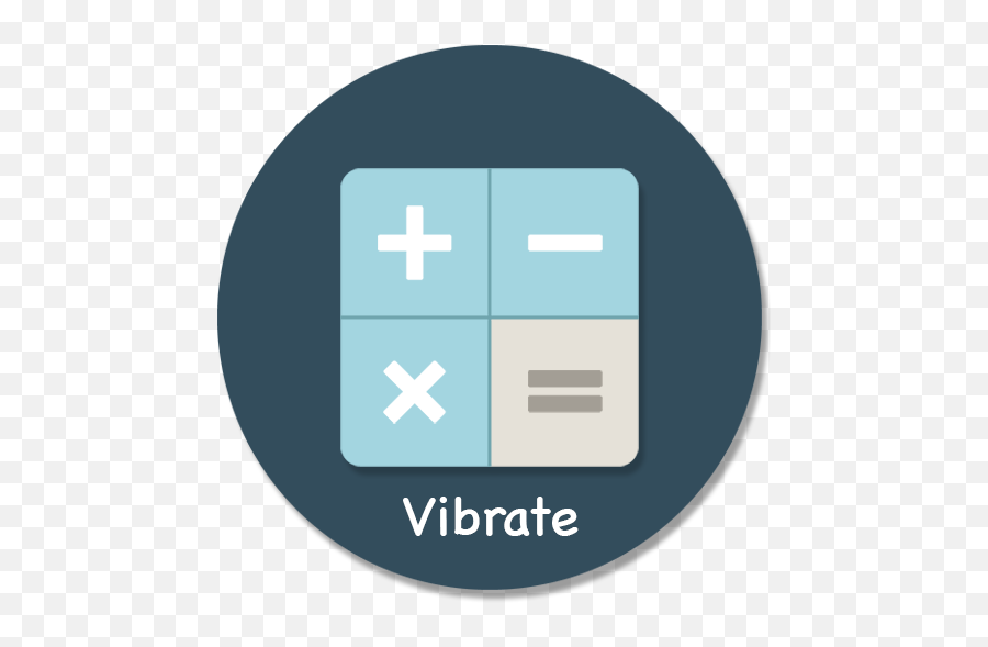 Vibrate App With Calculator Icon - Vibrate App With Calculator Icon Png,Galaxy Calculator App Icon
