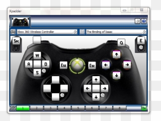 Xpadder Profile For Wired 360 Controller Bindingofisaac - Minecraft Xbox Controls For Pc png