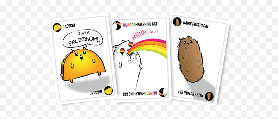 Exploding Kittens A Card Game For People Who Are Into - Exploding Kittens Cards Png,Kitten Transparent Background