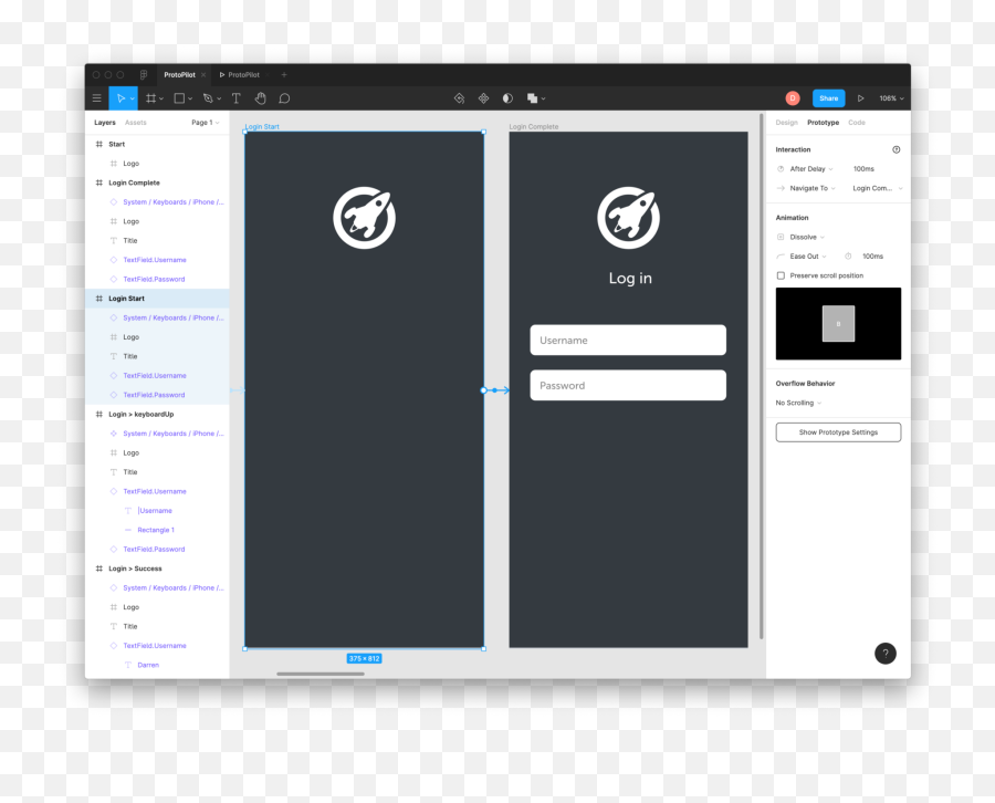 Prototyping In Figma And Protopie A Comparison By Darren Png Iphone Loading Icon