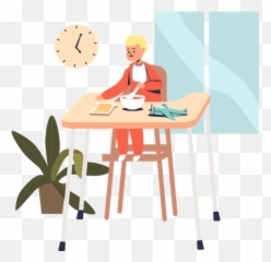 Cereal Icon - Download in Colored Outline Style Breakfast png