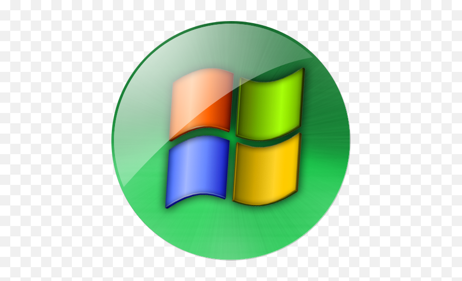 Large Circular Windows Vista Computer Icon Png Download Free - Windows Vista Button,Wmp Icon