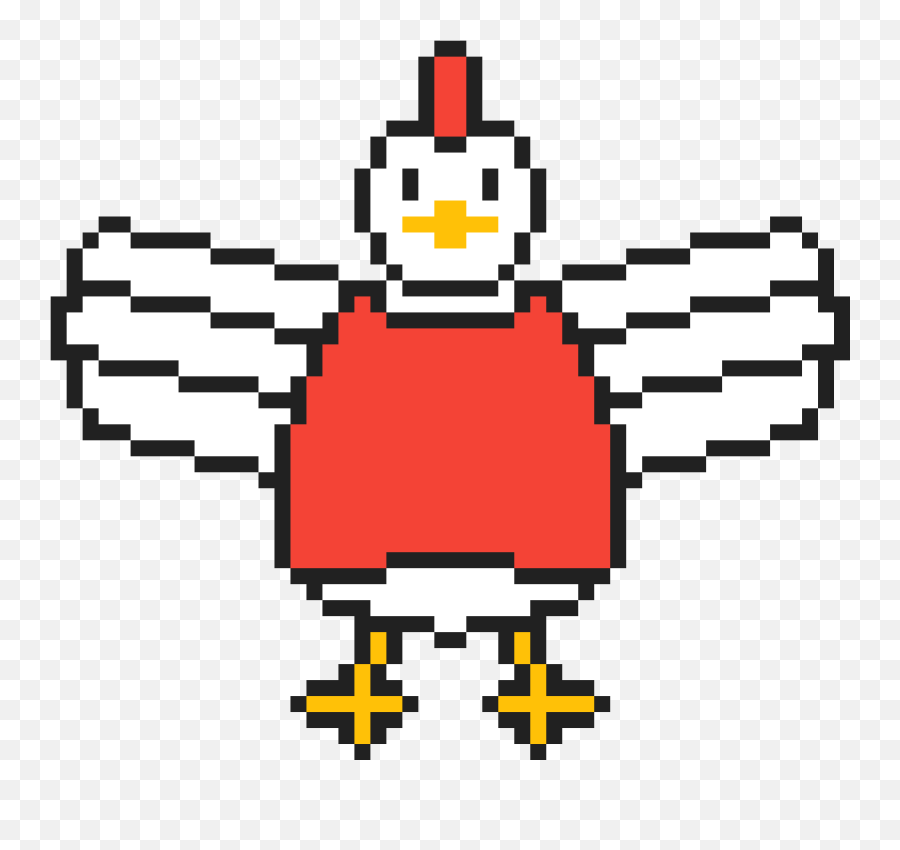 Post Your Chicken Invaders Artwork - Chicken Invaders Car Pixel Art Front Png,Starbound Penguin Icon