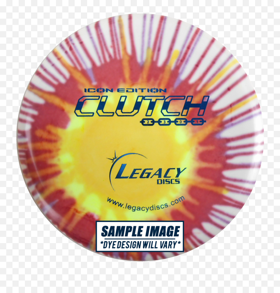 Legacy Tie - Dye Icon Edition Clutch Putter Golf Disc 171 Horizontal Png,Frisbee Icon