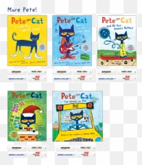 More Pete The Cat Books Kindergarten Preschool - Cartoon Png,Pete The Cat Png