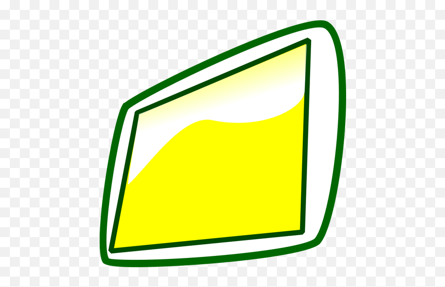 Tablet Icon With Green Frame Vector Image Public Domain - Vector Graphics Png,Tablet Icon
