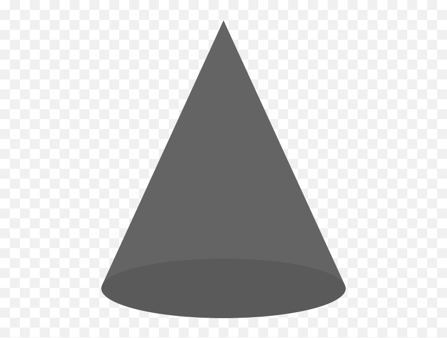 Free Online Cone Geometry Shape Basic Vector For - Transparent Gray Triangle Png,Geometry Png
