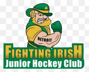 Adam Chaudhri U2013 Sauk Hockey - Detroit Fighting Irish Logo png