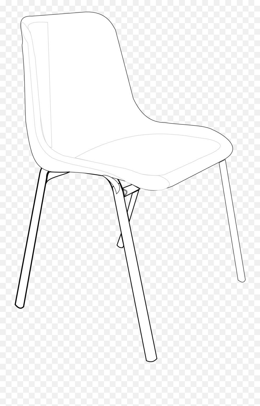 Chair Outlinefurniture Free Vector - Furniture Style Png,Chair Icon Vector