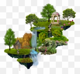 Ftestickers Floatingisland Floating - Picsart Floating Island Png,Floating Island Png