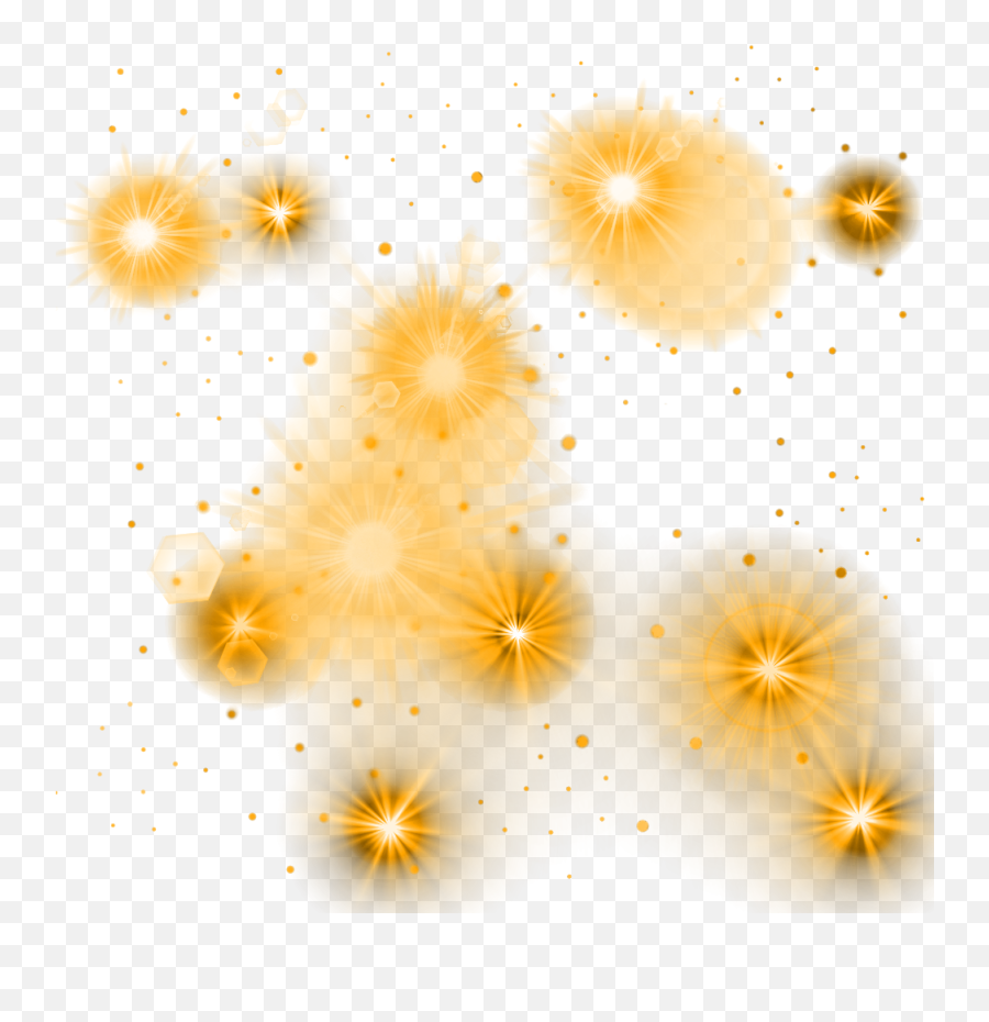 Download Yellow Glowing Lights Png Image With No - Light Effect Png,Lights Png