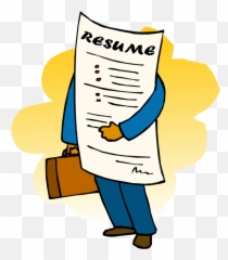 Job Resume Clipart - Writing png