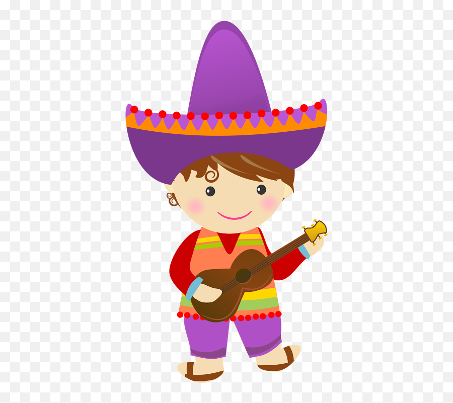 Sombrero Mexicano - Cinco De Mayo Kid Clipart Png,Sombrero Mexicano Png