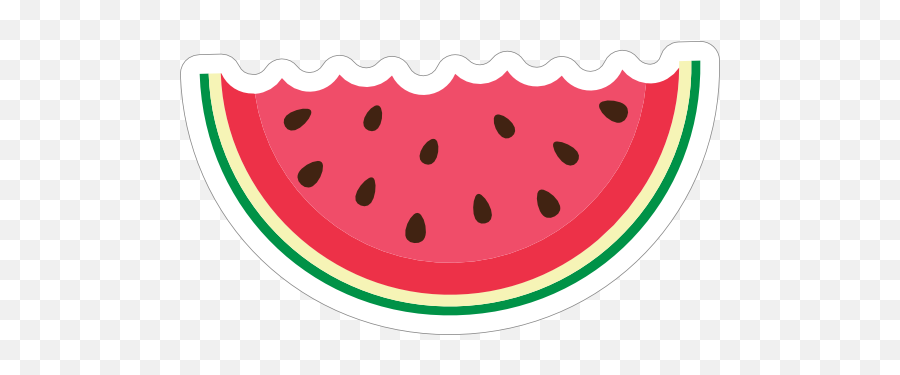 Half Eaten Watermelon Slice - Half Eaten Watermelon Cartoon Png,Watermelon Slice Png