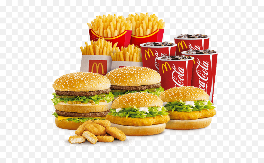 Mcdonalds Junk Food Fast Cuisine - Transparent Mcdonalds Food Png,Mcdonalds Logo Transparent Background