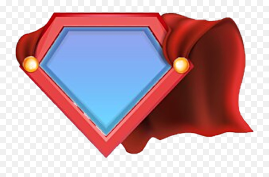 Superhero Cape Emblem Logo Label Tag - Clip Art Png,Superman Cape Logo